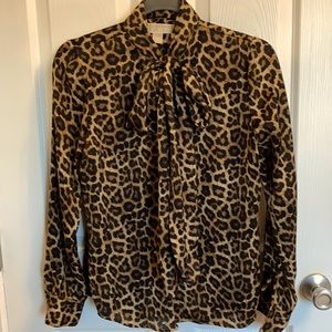 MK silky blouse